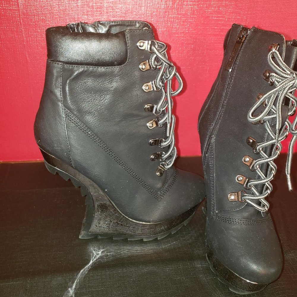 Wedge Heel Boots